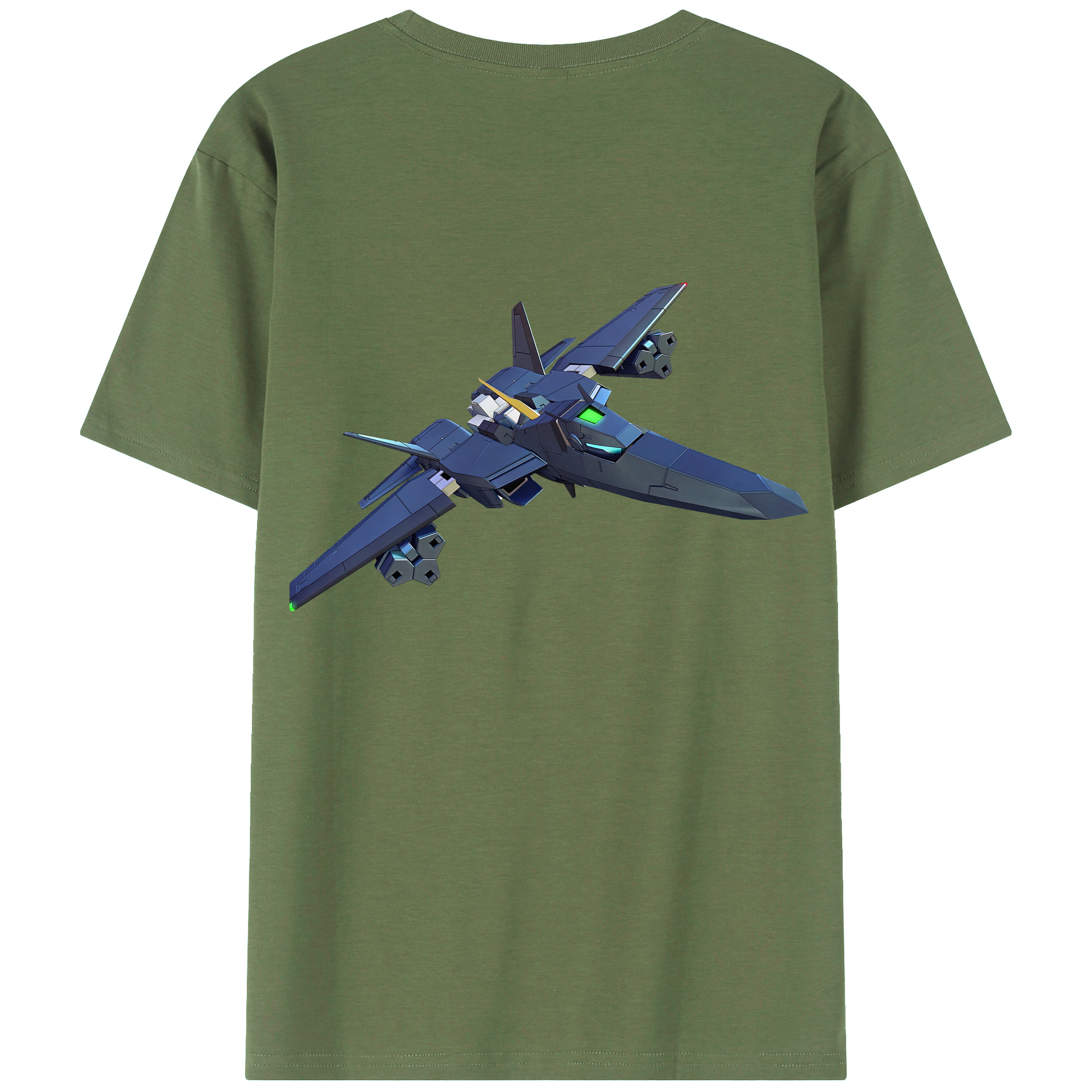 （画像用） 機動戦士ガンダム Mobile Suit Gundam 綿100％ メンズ半袖Tシャツ（バックプリント） 通気性